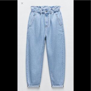 Zara Baggy Paperbag Jeans